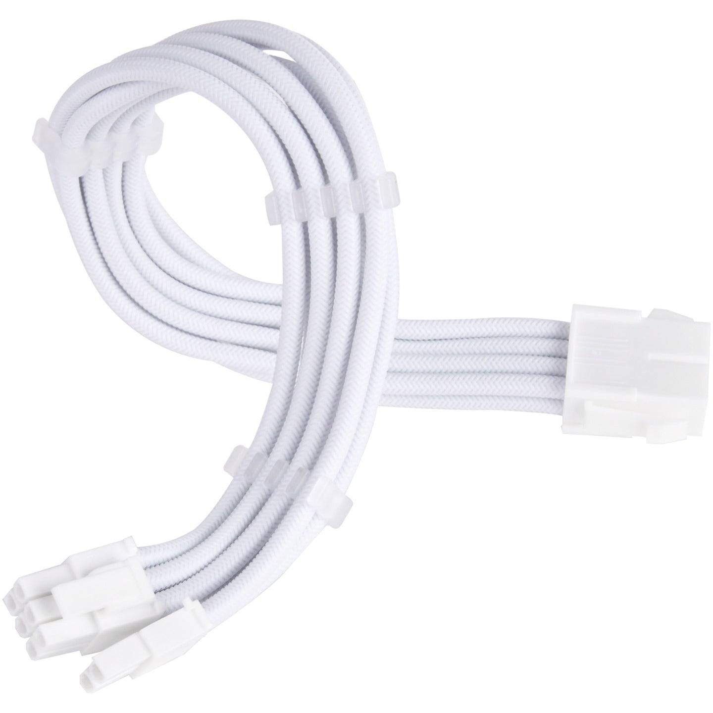 Silverstone SST-PP07E-PCI8W-V2, PCIe 8-pin (6+2) Extension Cable (white, 30 cm)